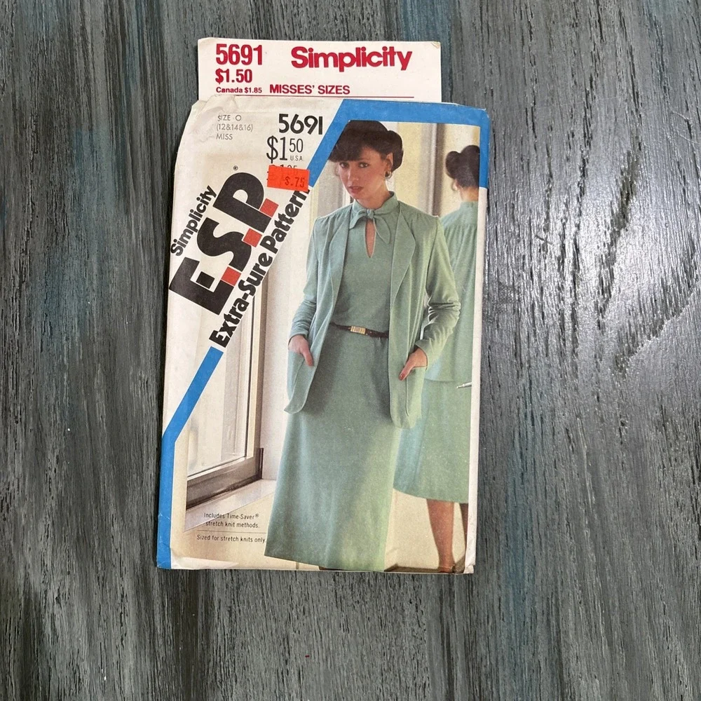 VTG Simplicity Sewing Patterns Qty 20 (70s & 80s) Uncut NOS Women's Dresses NEW